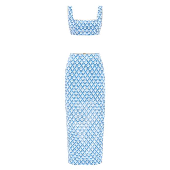 REVOLVE Dresses & Skirts - Runaway The Label Set NWT Size M Sky Geo